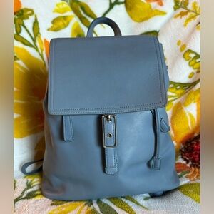 COACH VINTAGE 90s Legacy West Hampton Periwinkle with Silver Hardware Backpack